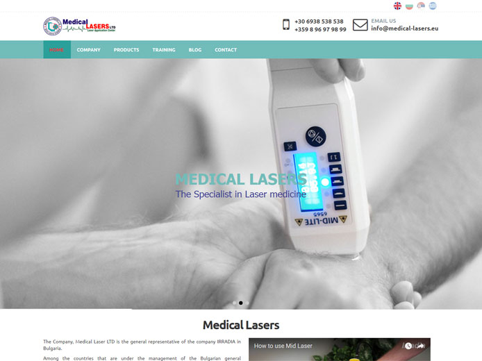 Website Development | Medical Laser