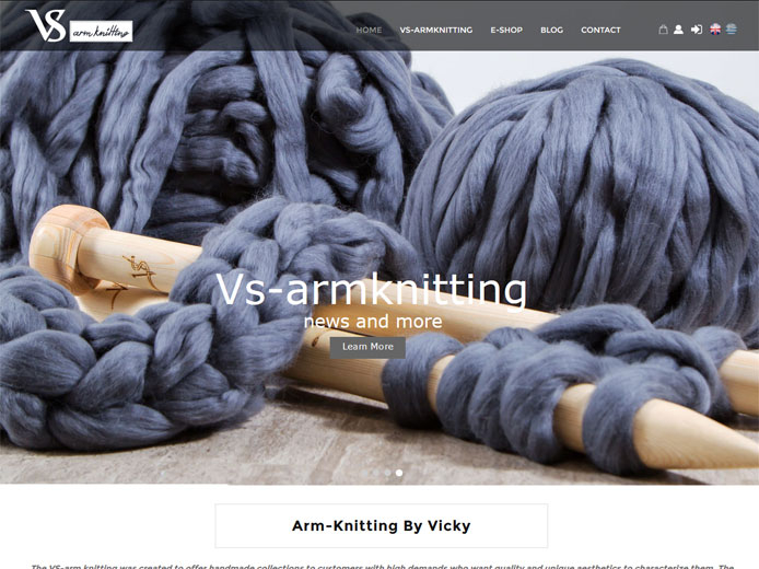 E-shop development | Vs-armknitting