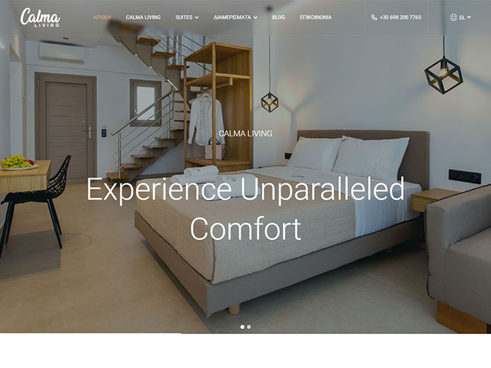 Website Development |  Calma Living